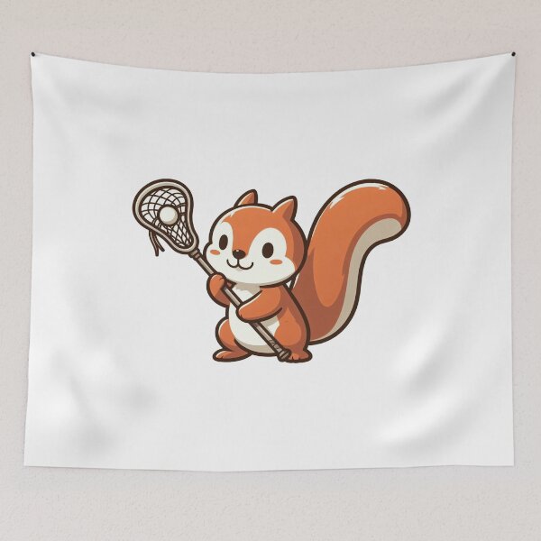 Item preview, Squirrel Playing Lacrosse designed and sold by LemuellTrends.