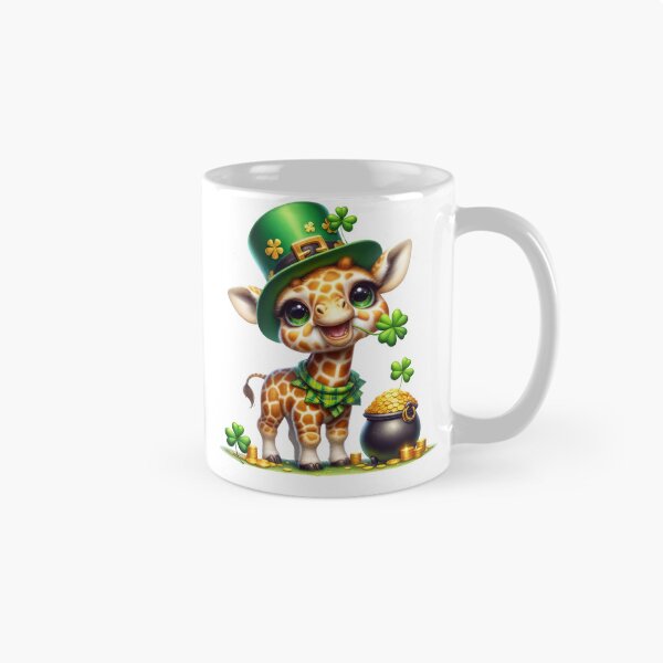 Item preview, Cute St Patrick day giraffe! designed and sold by fribabywonder.