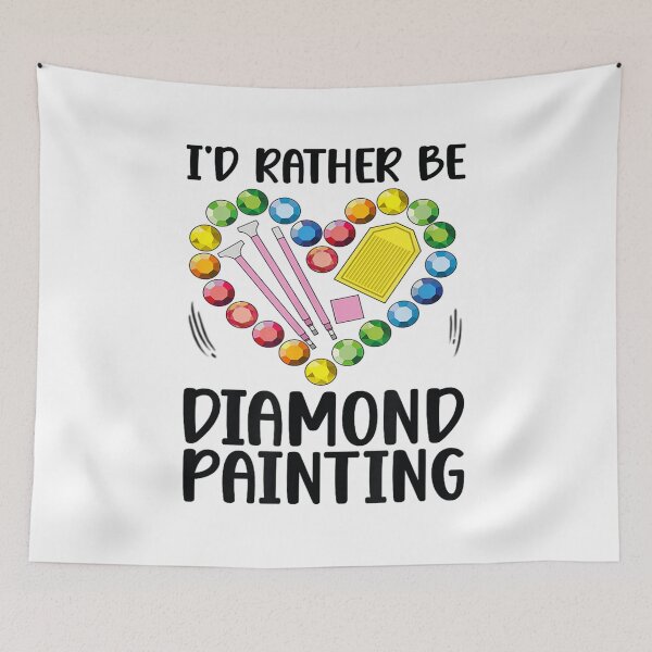 Item preview, I'd Rather Be Diamond Painting Diamond Painter designed and sold by skeastore.