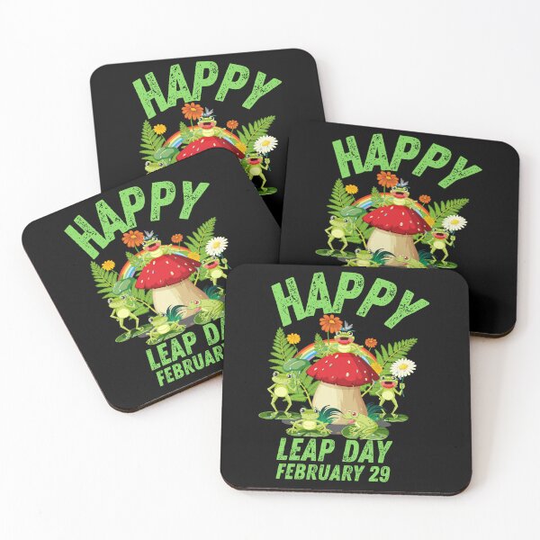 Item preview, funny frog hoppy leap day february 29 birthday leap year designed and sold by BOUCHERIT amine.