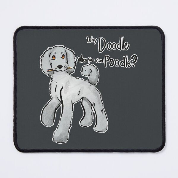 Item preview, Why Doodle when you can Poodle? (Silver / undocked) designed and sold by Sparklepupfaeri.