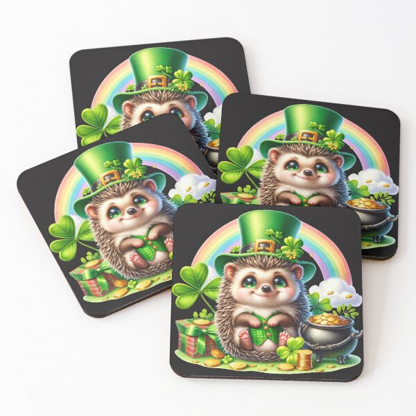 Item preview, Cute St Patrick day hedgehog! designed and sold by fribabywonder.