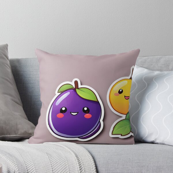 Item preview, kawaii Plum fruit  designed and sold by krishnajit22.