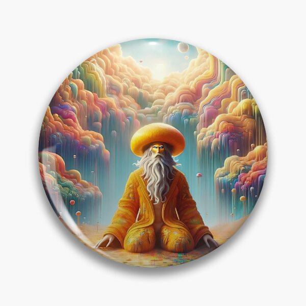 Item preview, Meditation in the rainbow stormspace designed and sold by Golden-Teacher.
