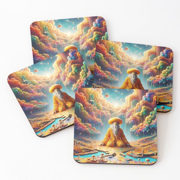 Item preview, Meditation in the rainbow stormspace designed and sold by Golden-Teacher.