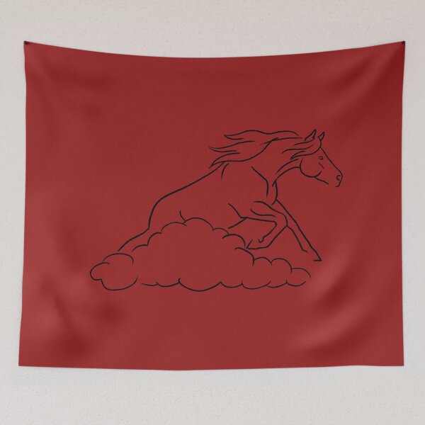 Item preview, Reining Horse Minimalist Sketch designed and sold by DappledMoon.
