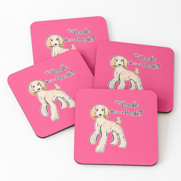 Item preview, Why Doodle when you can Poodle? (Apricot / docked) designed and sold by Sparklepupfaeri.