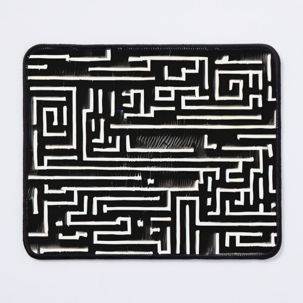 Item preview, Black Maze - Seamless Pattern designed and sold by Chubuter.