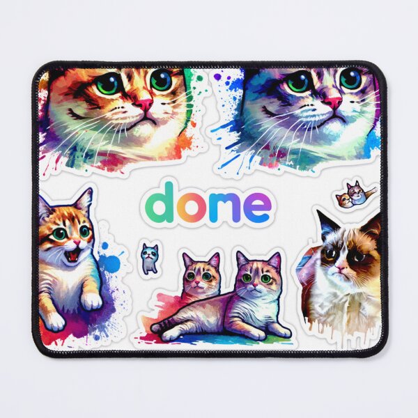 Item preview, Meme Cats Pack of Stickers designed and sold by rogelio1212.