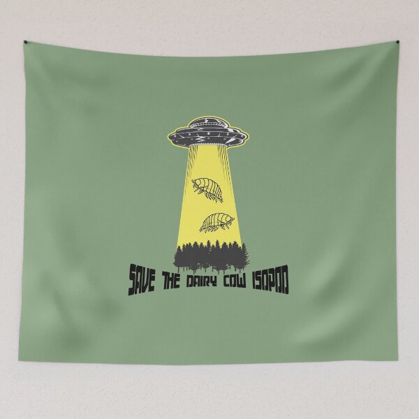 Item preview, Pill bug cow Isopod Extraterrestrial Abduction designed and sold by Printperium.