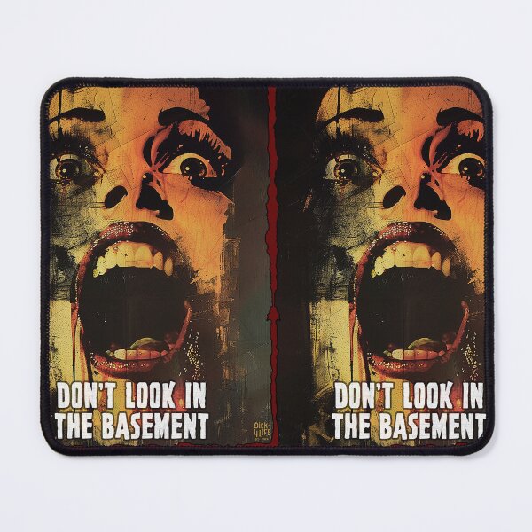 Item preview, DON'T LOOK IN THE BASEMENT - PUBLIC DOMAIN designed and sold by Sick-4-Life.