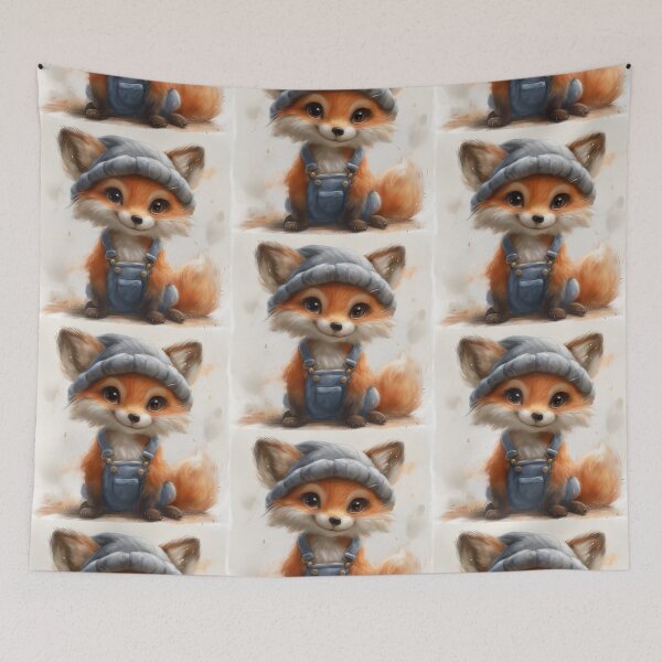 Item preview, Super Cute Fox - Hopscotch designed and sold by SOCaptivating.