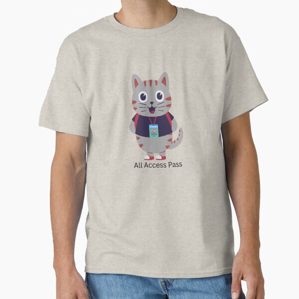 Item preview, Funny Cat, All Access Press Pass designed and sold by Heatheraelawson.