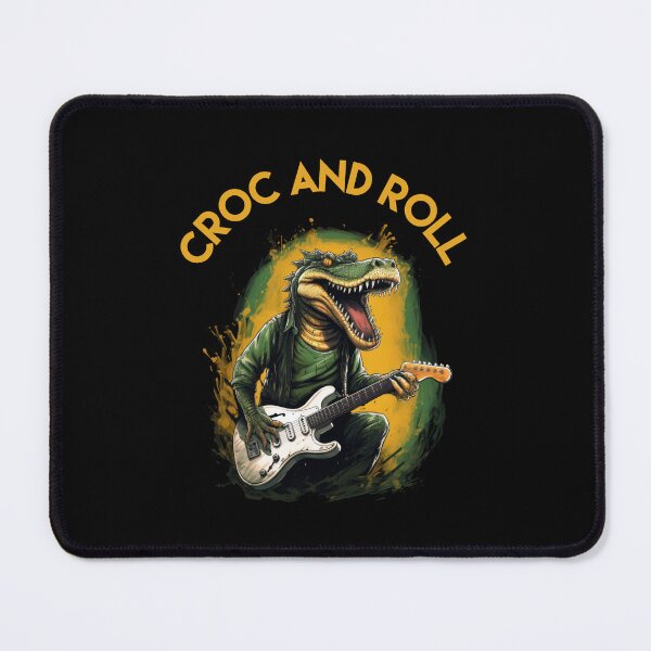 Item preview, Croc and Roll Crocodile Playing Electric Guitar designed and sold by Gsallicat.