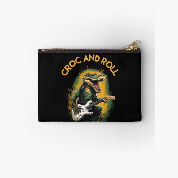 Item preview, Croc and Roll Crocodile Playing Electric Guitar designed and sold by Gsallicat.