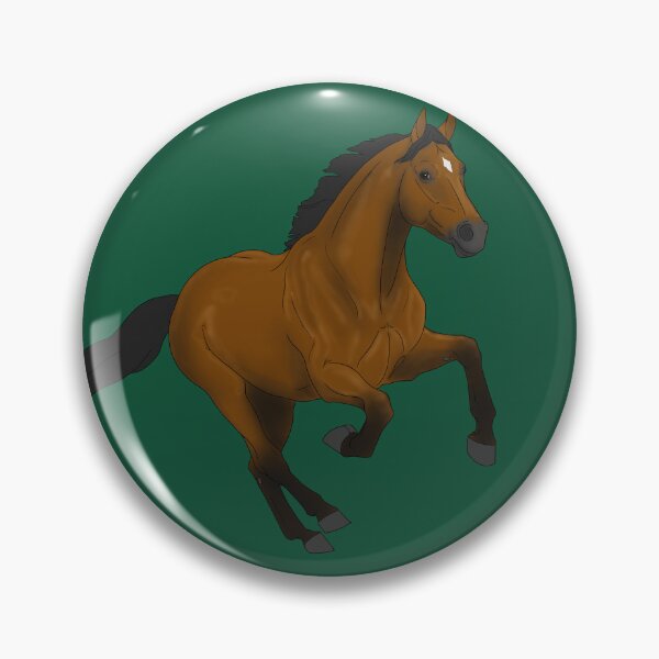Item preview, Galloping Bay Thoroughbred Horse designed and sold by DappledMoon.