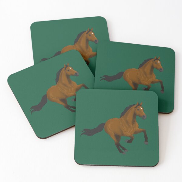 Item preview, Galloping Bay Thoroughbred Horse designed and sold by DappledMoon.