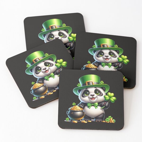 Item preview, Cute St Patrick day panda! designed and sold by fribabywonder.