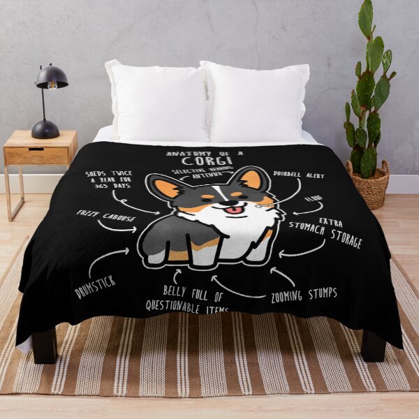 Item preview, Tricolor Corgi Dog Anatomy designed and sold by Clara Hollins.