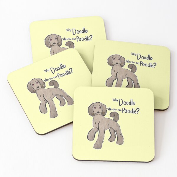 Item preview, Why Doodle when you can Poodle? (Cafe Au Lait / undocked) designed and sold by Sparklepupfaeri.