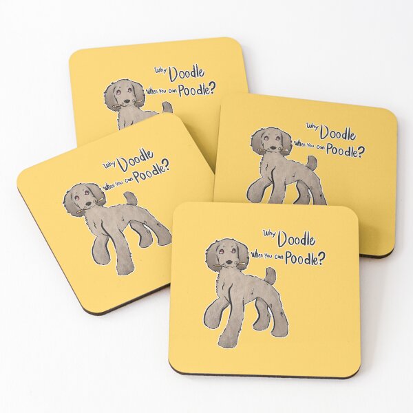 Item preview, Why Doodle when you can Poodle? (Cafe Au Lait / docked) designed and sold by Sparklepupfaeri.