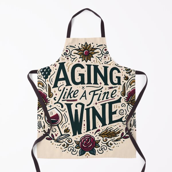 Item preview, Aging Like a Fine Wine, typography designed and sold by maxmaj.