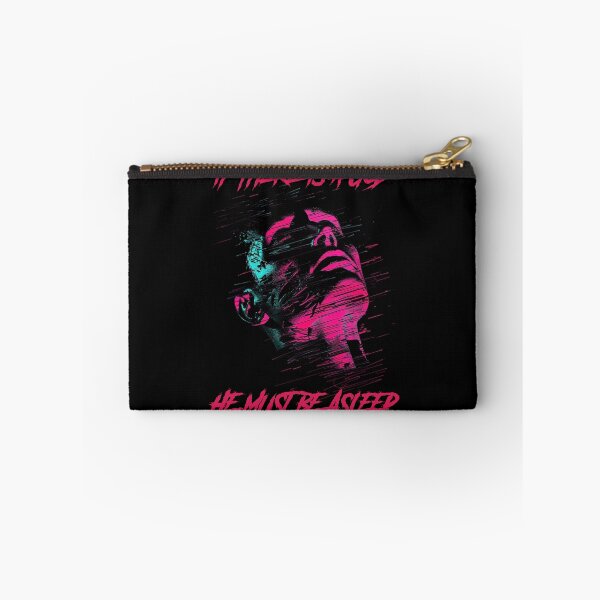 Item preview, If there is a god he must be asleep - synthwave cyberpunk designed and sold by GlitchGrotesque.