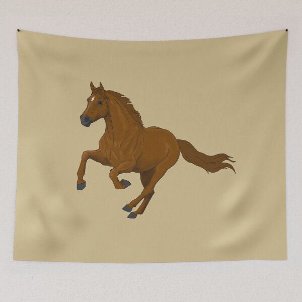 Item preview, Galloping Chestnut Thoroughbred Horse designed and sold by DappledMoon.
