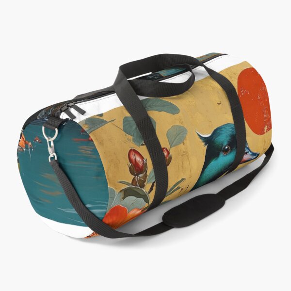 Item preview, Duck Nature standing in turquoise water with a sunred designed and sold by Rockwpapart.