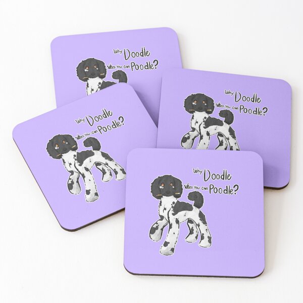 Item preview, Why Doodle when you can Poodle? (Black parti/ undocked) designed and sold by Sparklepupfaeri.