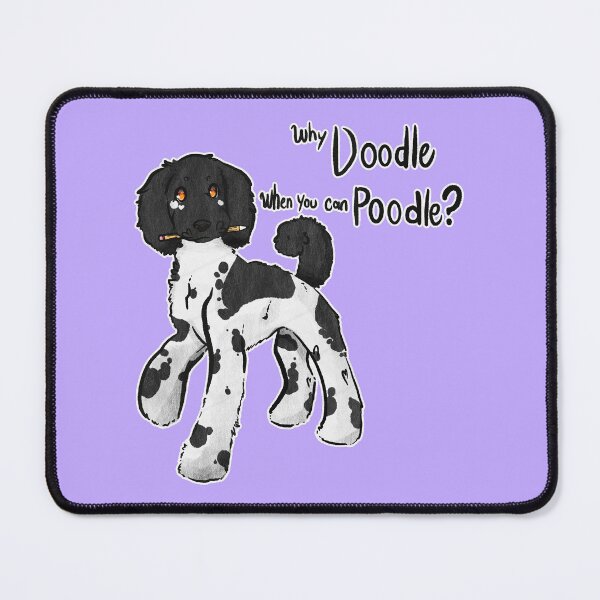 Item preview, Why Doodle when you can Poodle? (Black parti/ undocked) designed and sold by Sparklepupfaeri.