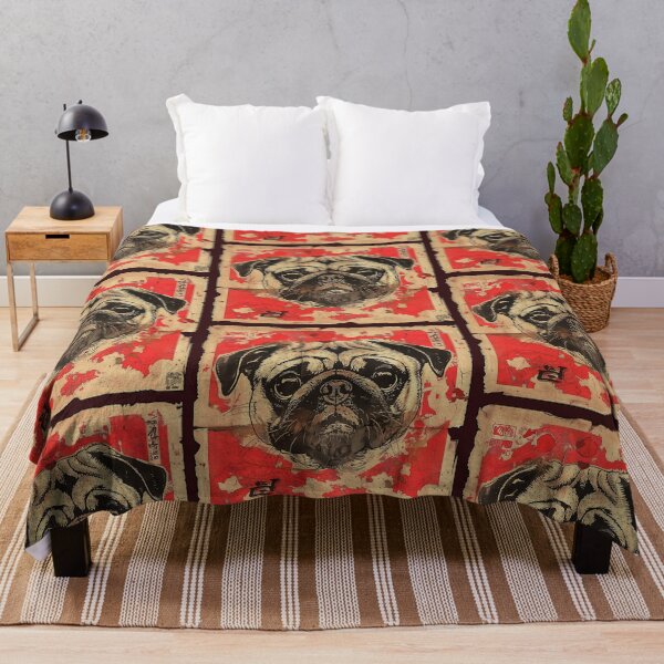 Item preview, Japanese Pug Poster designed and sold by Sick-4-Life.
