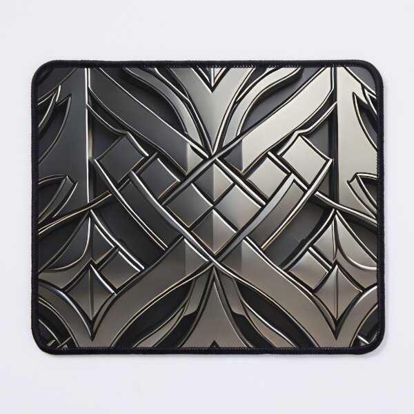 Item preview, silver art deco design 019 designed and sold by fleesphotos.