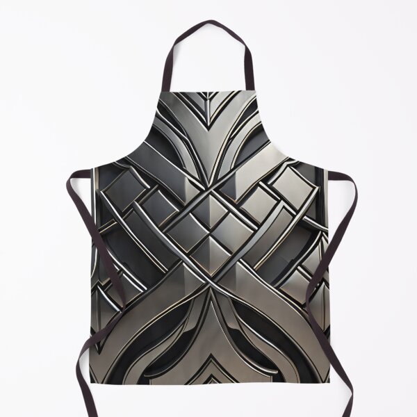 Item preview, silver art deco design 019 designed and sold by fleesphotos.