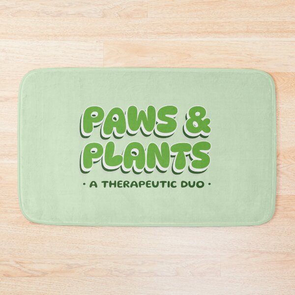 Item preview, paws and plants are the best therapists.  designed and sold by ninjapineapple.