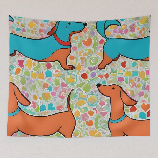 Item preview, Crazy Kookie Whimsical Dogs designed and sold by Hall-O-Gram.