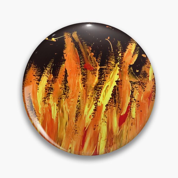 Item preview, Cool fire acrylic painting designed and sold by Aroeldesigns.