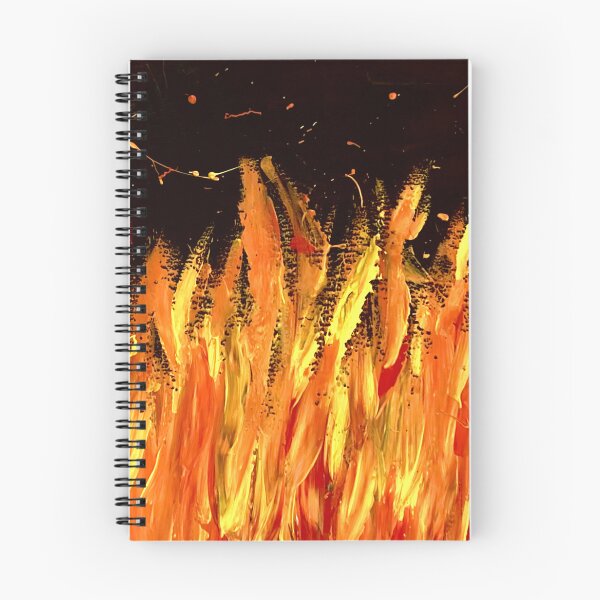 Item preview, Cool fire acrylic painting designed and sold by Aroeldesigns.