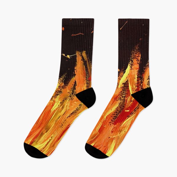 Item preview, Cool fire acrylic painting designed and sold by Aroeldesigns.