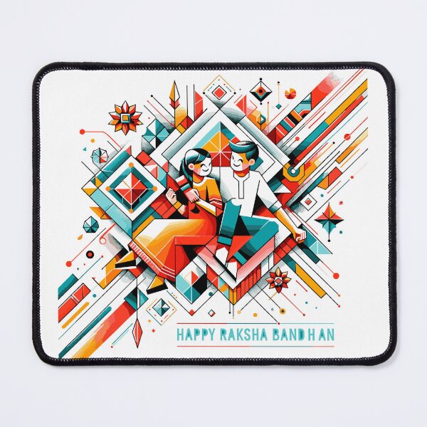 Item preview, Abstract Geometric Raksha Bandhan -happy raksha bandhan-rakhri designed and sold by toobel.