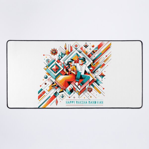 Item preview, Abstract Geometric Raksha Bandhan -happy raksha bandhan-rakhri designed and sold by toobel.