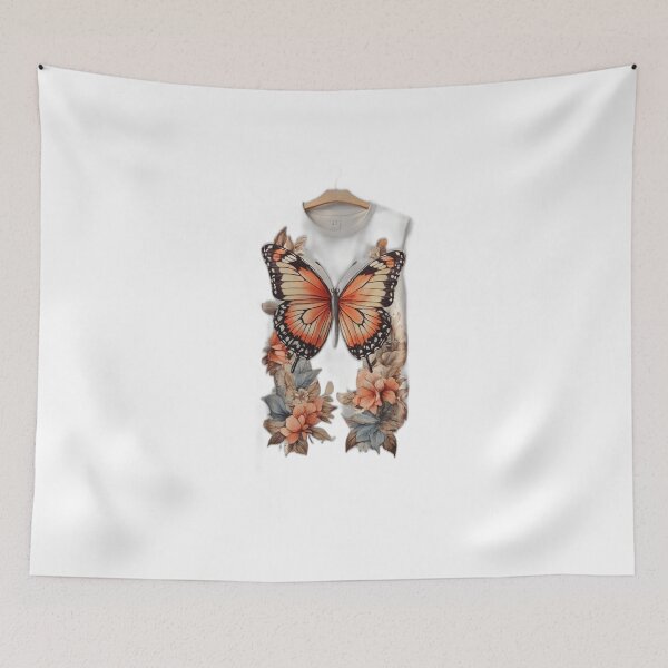 Item preview, Fluttering Artistry: Butterfly-Inspired T-Shirt Designs designed and sold by Leo digital art.