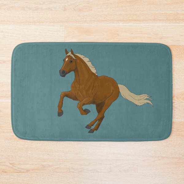 Item preview, Galloping Chestnut Horse with Flaxen Mane and Tail designed and sold by DappledMoon.
