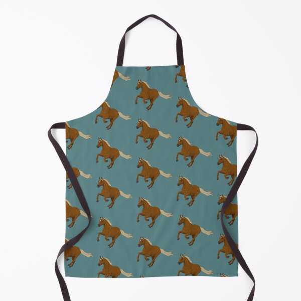 Item preview, Galloping Chestnut Horse with Flaxen Mane and Tail designed and sold by DappledMoon.
