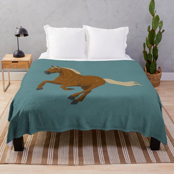 Item preview, Galloping Chestnut Horse with Flaxen Mane and Tail designed and sold by DappledMoon.