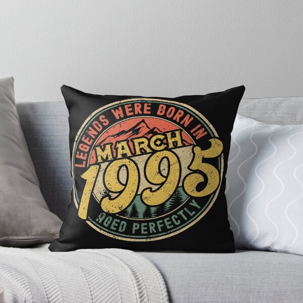 Item preview, Legends were born in MARCH 1995 - aged perfectly - awesome vintage birthday designed and sold by oudinmeissArt.