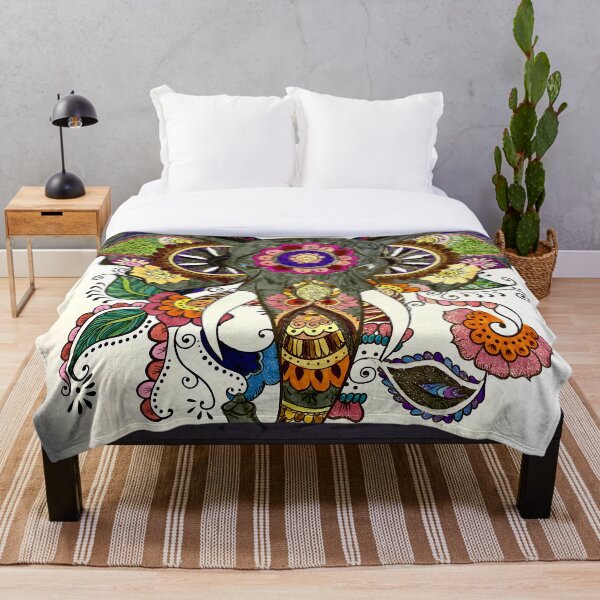 Item preview, Colorful elephant design designed and sold by Aroeldesigns.