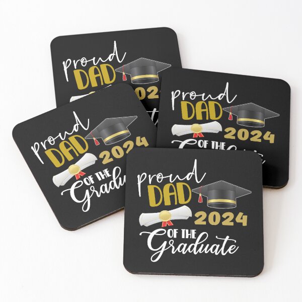 Item preview, Proud Dad of a Class of 2024 Graduate Senior Grad Gift designed and sold by R&BApparel.