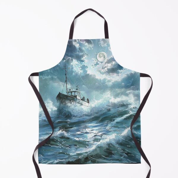 Item preview, Boat And Moon designed and sold by Timothystore-.