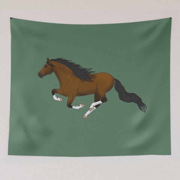 Item preview, Galloping Bay Horse designed and sold by DappledMoon.